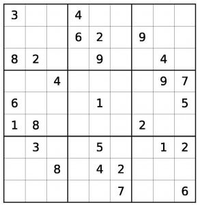 Sudoku-Winter edition-hard difficulty