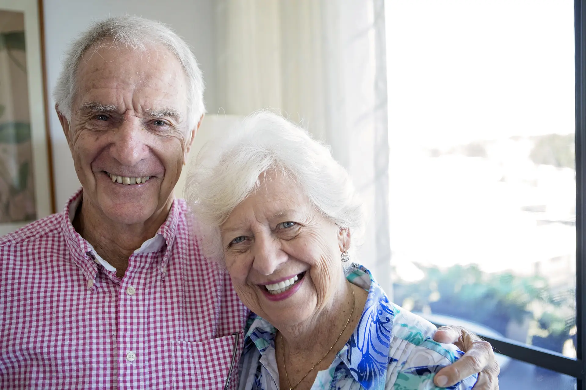 Elderly couple with good investment strategy